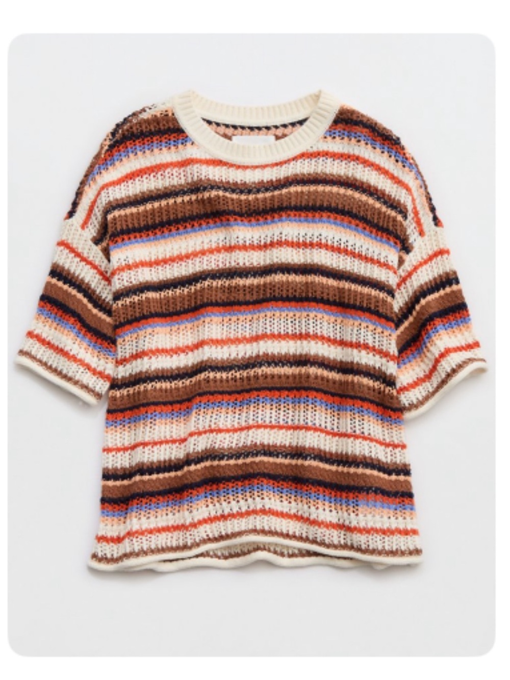 BNWT Aerie short sleeved summer sweater